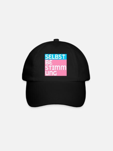 TRANS SELBSTBESTIMMUNG - Baseballkappe - Schwarz/Schwarz