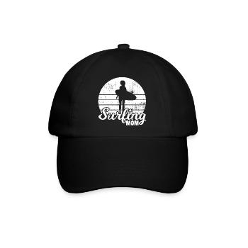 Surfer Mutter - Baseballkappe - Schwarz/Schwarz - Vorne