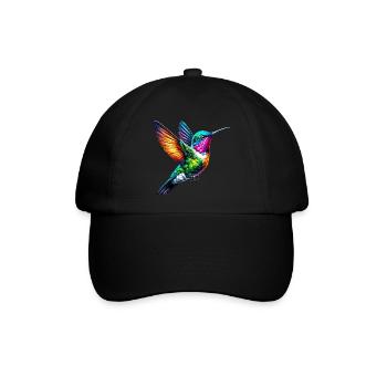 Kolibri - Baseballkappe - Schwarz/Schwarz - Vorne