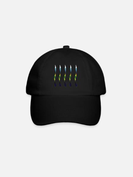 verdrilltes Paar - Baseballkappe - Schwarz/Schwarz
