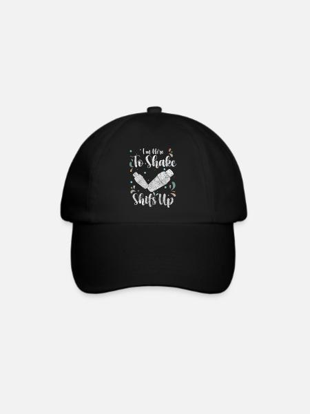 Mixer Alkohol Feiern - Baseballkappe - Schwarz/Schwarz