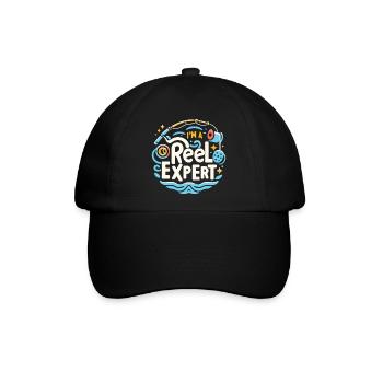 Ich bin ein Rollenexperte - Baseballkappe - Schwarz/Schwarz - Vorne