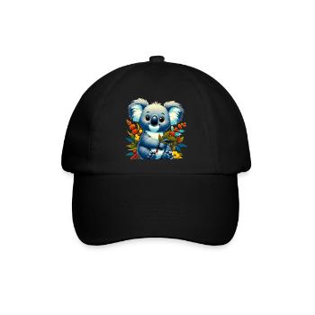 Koala - Baseballkappe - Schwarz/Schwarz - Vorne