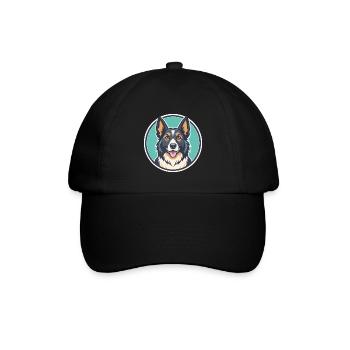 Karpaten Schäferhund Hunderasse Lustige Karikatur Kawaii - Baseballkappe - Schwarz/Schwarz - Vorne