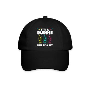 Kawaii Getränk - Baseballkappe - Schwarz/Schwarz - Vorne