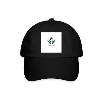 Grün - Baseballkappe - Schwarz/Schwarz - Vorne