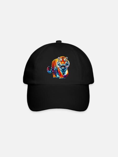 Tiger - Baseballkappe - Schwarz/Schwarz