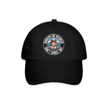 Rudolph - Baseballkappe - Schwarz/Schwarz - Vorne