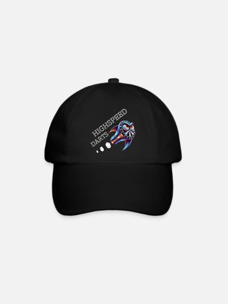 Darts Highspeed - Baseballkappe - Schwarz/Schwarz