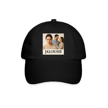 Jalousie - Baseballkappe - Schwarz/Schwarz - Vorne