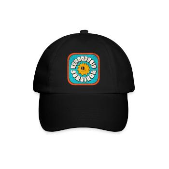 Hemorrhoid Survivor - Baseballkappe - Schwarz/Schwarz - Vorne