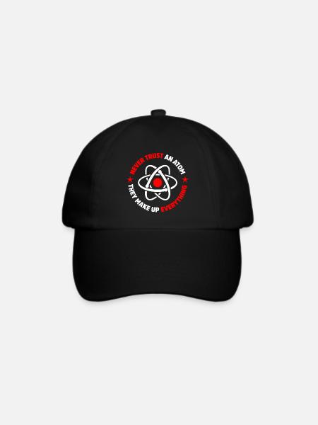 Protonen, Neutronen, Elektronen - Baseballkappe - Schwarz/Schwarz