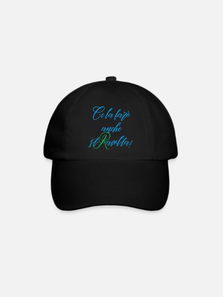 Ich werde es auch verärgern Blau und Grün - Baseballkappe - Schwarz/Schwarz