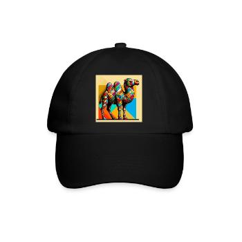 Kamel - Baseballkappe - Schwarz/Schwarz - Vorne