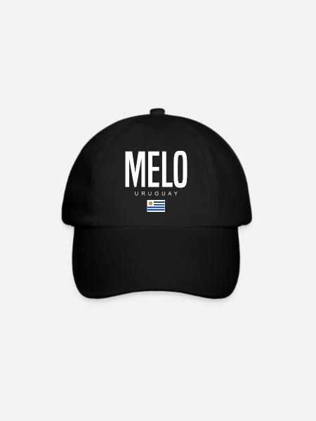Melo Uruguay Uruguayer - Baseballkappe - Schwarz/Schwarz