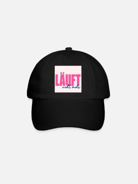 LÄUFT NICHT MEHR - Baseballkappe - Schwarz/Schwarz