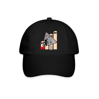 SIGNAL - Baseballkappe - Schwarz/Schwarz - Vorne