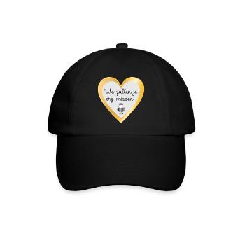 Wir werden Sie sehr vermissen - Baseballkappe - Schwarz/Schwarz - Vorne