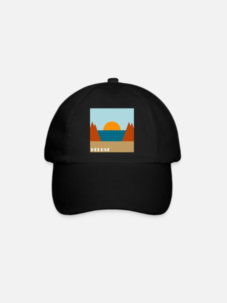 Herbst - Baseballkappe - Schwarz/Schwarz