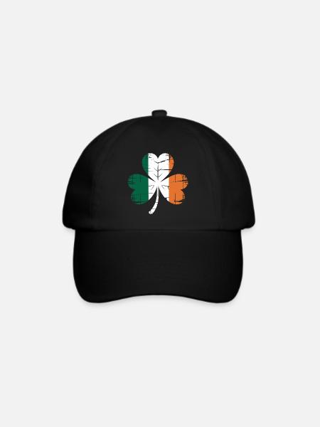 Irischer Stolz - Baseballkappe - Schwarz/Schwarz