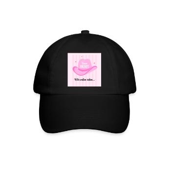 Junggesellinnenabschied JGA T-Shirt & Hoodie Bride - Baseballkappe - Schwarz/Schwarz - Vorne
