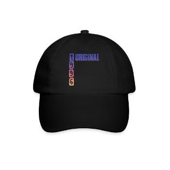 Vintage 1996 - Baseballkappe - Schwarz/Schwarz - Vorne