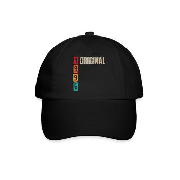 Vintage 1996 - Baseballkappe - Schwarz/Schwarz - Vorne