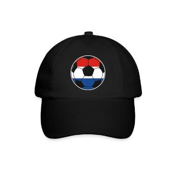 Fußballmannschaft Niederlande - Baseballkappe - Schwarz/Schwarz - Vorne