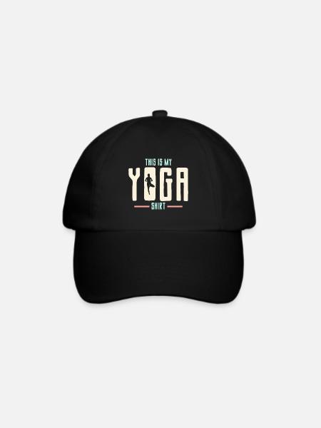 Yoga - Baseballkappe - Schwarz/Schwarz