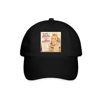 Babys im Alltag - Baseballkappe - Schwarz/Schwarz - Vorne
