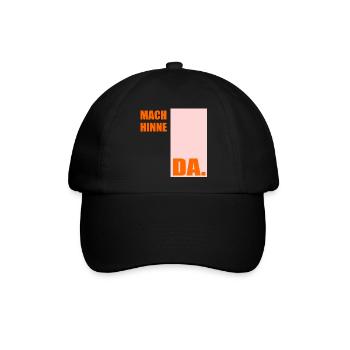Berlinerisch Zeit Berlin - Baseballkappe - Schwarz/Schwarz - Vorne