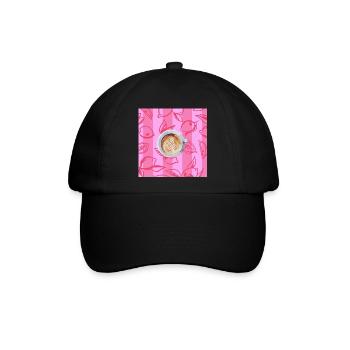 Cappuccino  - Baseballkappe - Schwarz/Schwarz - Vorne