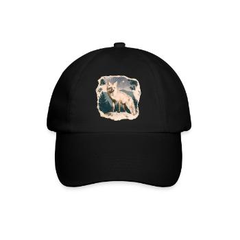 Fuchs Vintage - Baseballkappe - Schwarz/Schwarz - Vorne