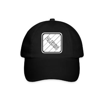 Vorname Alexis - Baseballkappe - Schwarz/Schwarz - Vorne