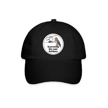 Oberleitungstechniker Elektriker Bahn Geschenk - Baseballkappe - Schwarz/Schwarz - Vorne