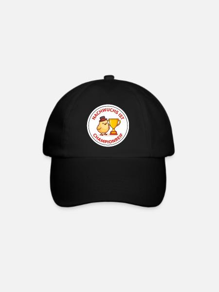 Champion-Küken Vogelschau T-Shirt - Baseballkappe - Schwarz/Schwarz
