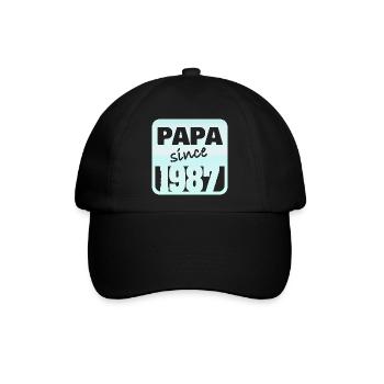1987 - Baseballkappe - Schwarz/Schwarz - Vorne