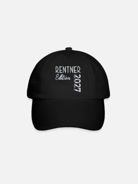 Rentner 2027 Rentnergeschenke - Baseballkappe - Schwarz/Schwarz