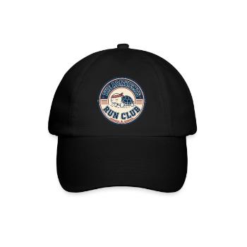 Apathhetic Turtle Run Club - Baseballkappe - Schwarz/Schwarz - Vorne