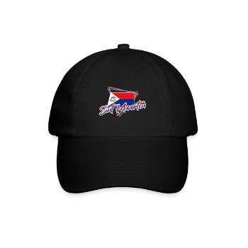 Sint Maarten - Baseballkappe - Schwarz/Schwarz - Vorne