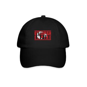 Osmanisches Reich - Baseballkappe - Schwarz/Schwarz - Vorne