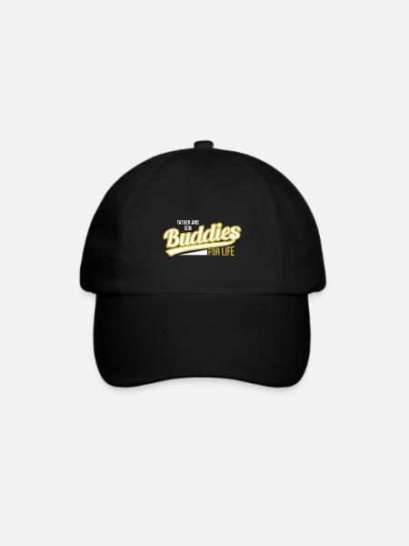 Vater und Sohn - Baseballkappe - Schwarz/Schwarz