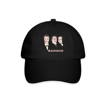 BAUHAUS-KÜNSTLER - Baseballkappe - Schwarz/Schwarz - Vorne