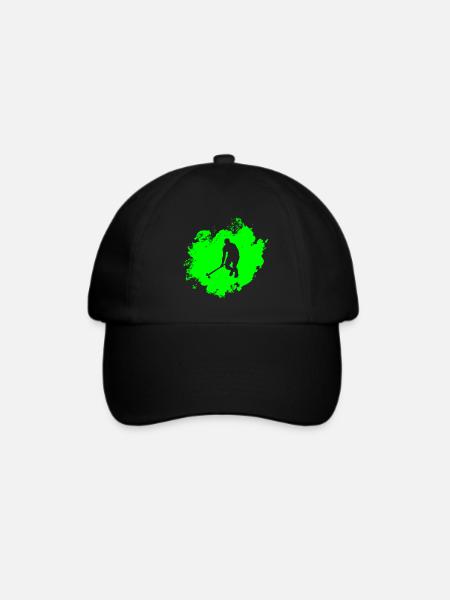 Hockey - Baseballkappe - Schwarz/Schwarz