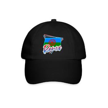 Roma - Baseballkappe - Schwarz/Schwarz - Vorne