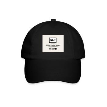 BAR Kopf REF - Baseballkappe - Schwarz/Schwarz - Vorne