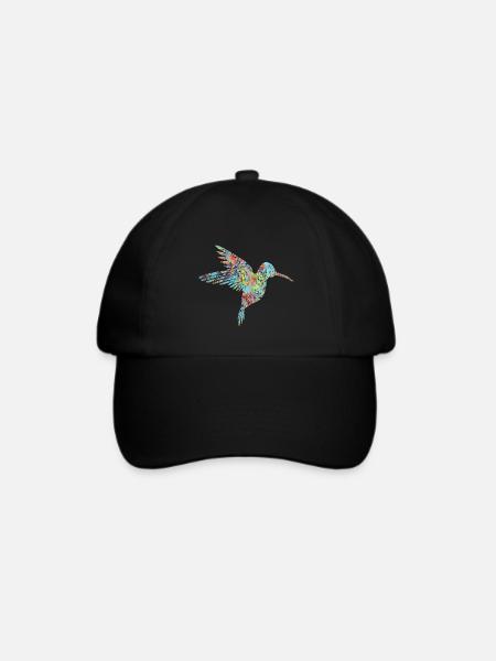 kolibri ebru 31 - Baseballkappe - Schwarz/Schwarz