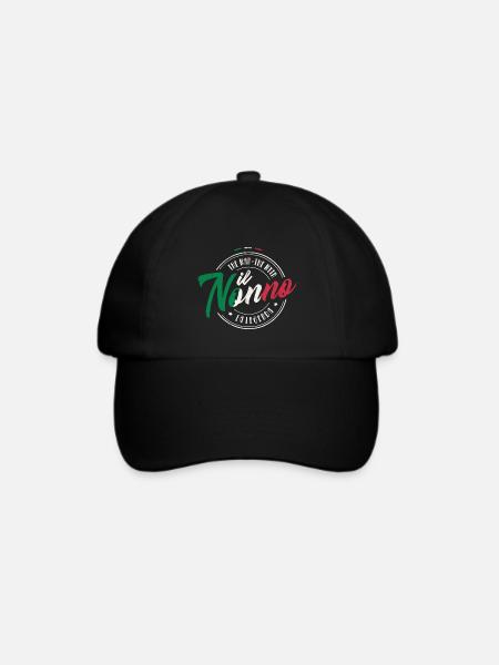 IL NONNO MANN MYTHOS LEGENDE OPA ITALIEN GESCHENK - Baseballkappe - Schwarz/Schwarz