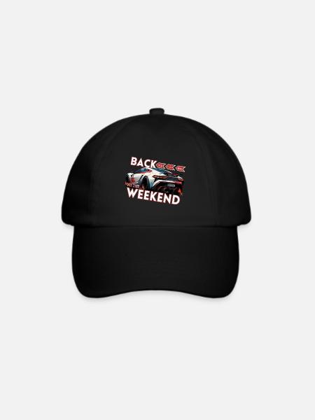 Back to the Weekend - Baseballkappe - Schwarz/Schwarz