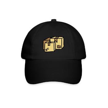 Pakete Zusteller Lieferung packages paquet Post - Baseballkappe - Schwarz/Schwarz - Vorne